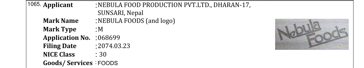 Original bulletin entry for WESTBAKE