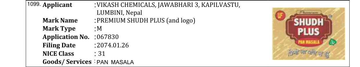 Original bulletin entry for RAUNAK