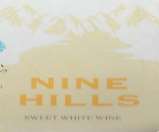 NINE HILLS SWEET RED WINE (and logo) trademark logo