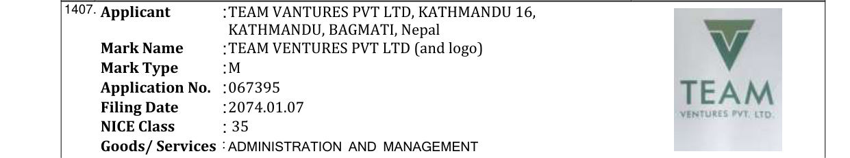Original bulletin entry for nepalonlinestore.com (and logo)