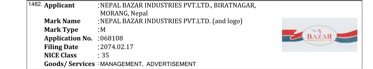 Original bulletin entry for SIDDHILAXMI (and logo)