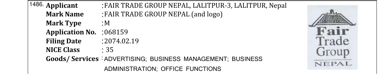 Original bulletin entry for RASBITA INTERNATIONAL GROUP RASBITA