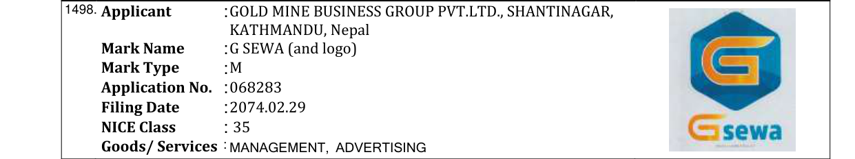 Original bulletin entry for SUVOD ASSOCIATES (and logo)