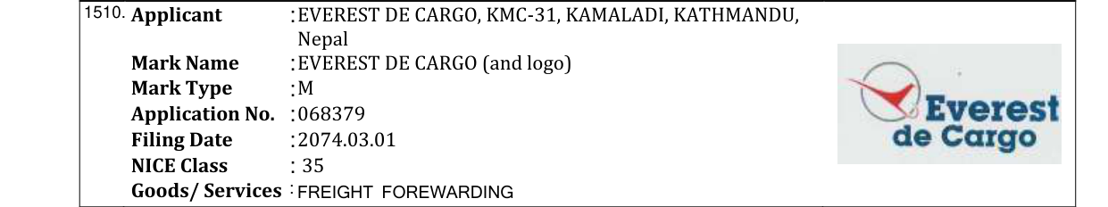 Original bulletin entry for KE (and logo)