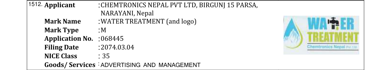 Original bulletin entry for EVEREST PHARMACEUTICALS (and logo)