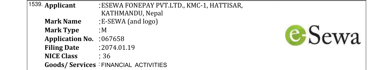 Original bulletin entry for NIC ASIA CAPITAL (and logo)
