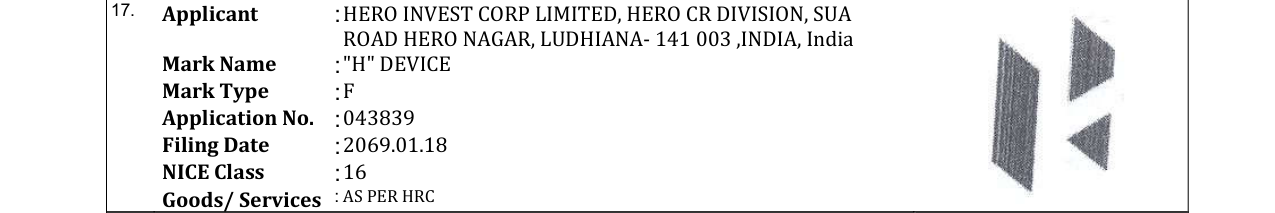 Original bulletin entry for "H" DEVICE