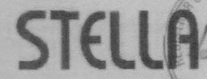 STELLA label black&white (and logo) trademark logo