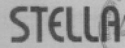 STELLA label black&white (and logo) trademark logo