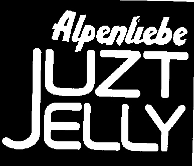 ALPENLIEBEJUST JELLY (and logo) trademark logo