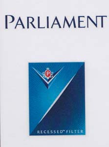 PARLIAMENT RECESSED FILTER (and logo) trademark logo