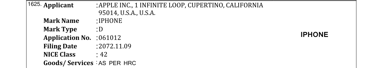 Original bulletin entry for DEDOMENA