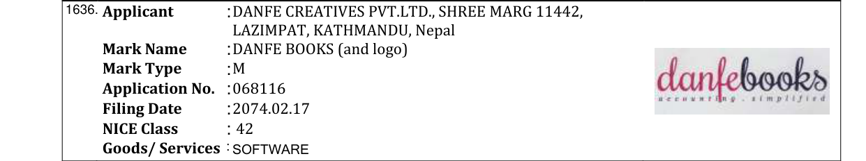 Original bulletin entry for DARAZ