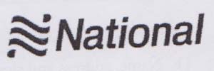 NATIONAL & FLAG DESIGN (and logo) trademark logo