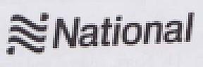 NATIONAL & FLAG DESIGN (and logo) trademark logo