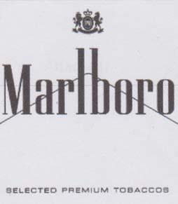 MARLBORO LELECTED FREMIUM GOBACCOS LABEL (W/PM CREST & GOOF LINE DEVICE) (and logo) trademark logo