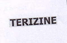 TERIZINE (and logo) trademark logo