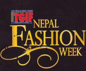 THE HIMALAYAN TIMES TGIF NEPAL FASHION WEEK (and logo) trademark logo