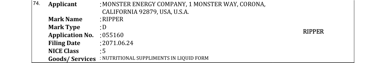 Original bulletin entry for RIPPER
