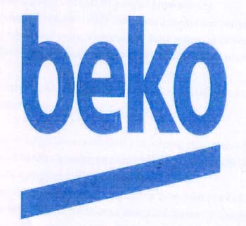 BEKO with color device (and logo) trademark logo