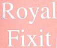 ROYAL FIXIT (and logo) trademark logo