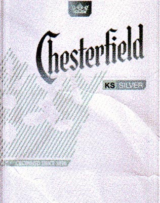 CHESTERFIELD CROWNED SINCE 1696 KS SILVER (and logo) trademark logo