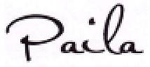PAILA (and logo) trademark logo
