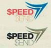 SPEEDSEND (IN SERIES) (and logo) trademark logo