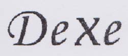 DEXE (and logo) trademark logo