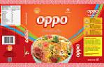 OPPO CHICKEN NOODLES (and logo) trademark logo