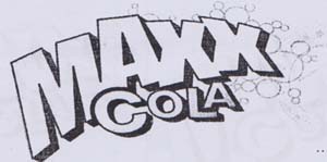 MAXXCOLA (and logo) trademark logo