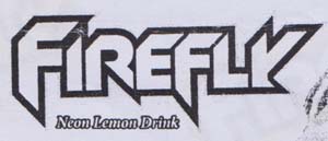 FIREFLY NEON LEMON DRINK (and logo) trademark logo