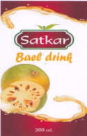 SATKAR BEL JUICE (and logo) trademark logo