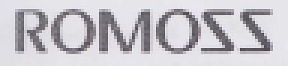 ROMOSS (and logo) trademark logo