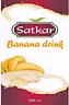 SATKAR BANANA JUICE (and logo) trademark logo