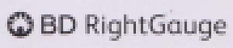 BD RIGHTGAUGE (and logo) trademark logo
