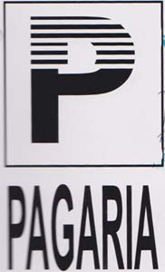 PAGARIA (and logo) trademark logo