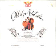 OLDCITY'S VALANTINO RED WINE (and logo) trademark logo