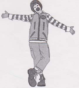 RONALD McDONALD CHARACTER (and logo) trademark logo