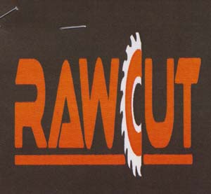 RAWCUT (and logo) trademark logo