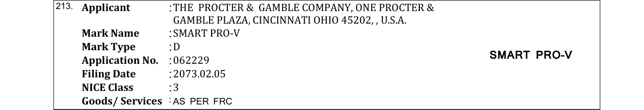 Original bulletin entry for SMART PRO-V