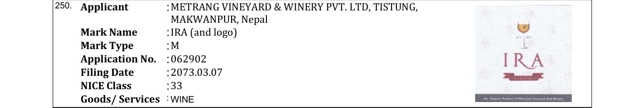 Original bulletin entry for IRA (and logo)