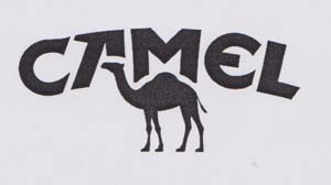 CAMEL AND DEVICE V (and logo) trademark logo
