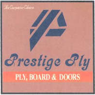 PRESTIGE PLY (and logo) trademark logo