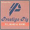 PRESTIGE PLY (and logo) trademark logo
