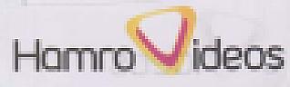 HAMRO VIDEOS (and logo) trademark logo