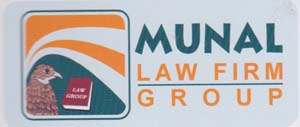MUNAL LAW FIRM GROUP (and logo) trademark logo