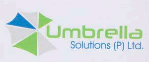 UMBRELLA SOLUTIONS (P) LTD. (and logo) trademark logo