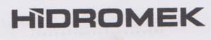 HIDROMEK (and logo) trademark logo