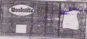 WOODORITE (and logo) trademark logo